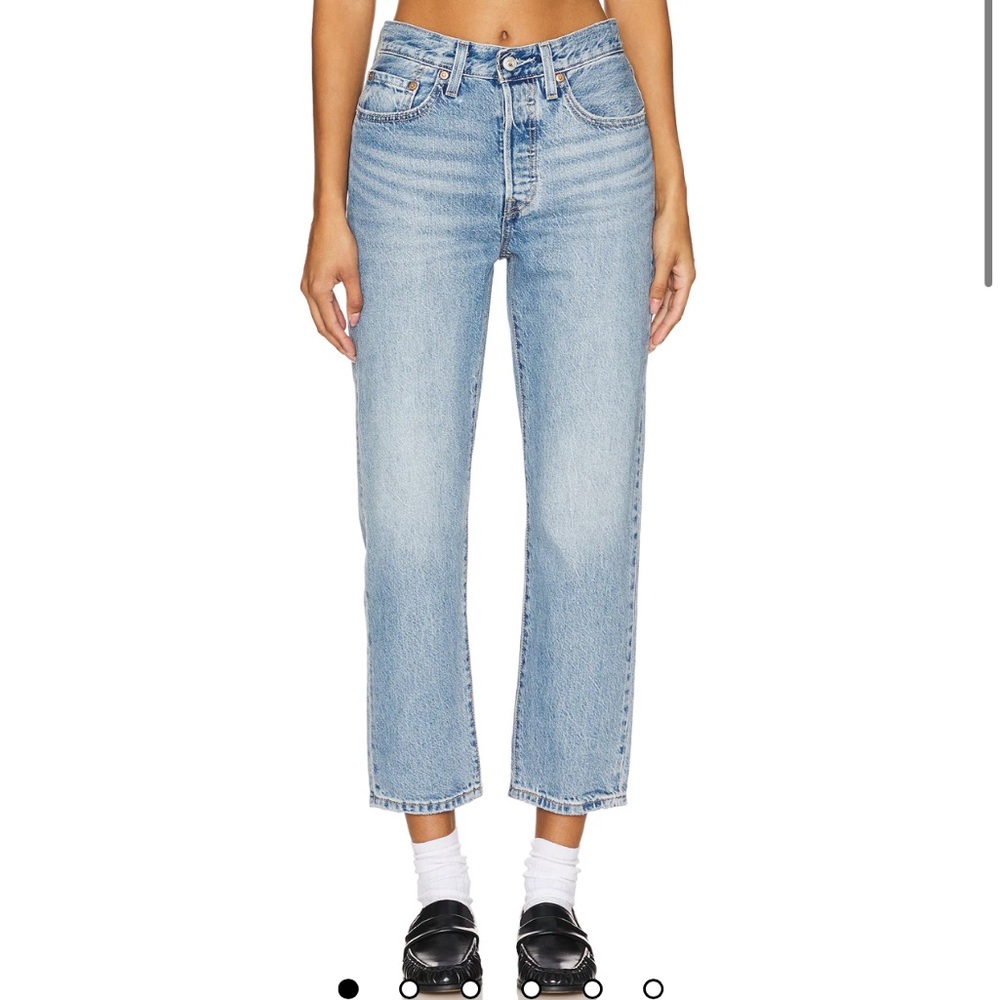Levi's Women's Blue 501 Crop Jeans
